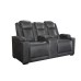 Palmer Leather-gel Power Reclining Loveseat